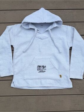 Molina 4 Stages Of Tequila Burlap Weave Hoodie Sweatshirt Medium Baja Mexico